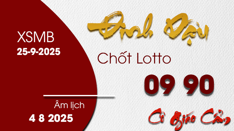 Dự đoán xổ số miền bắc ngày 25-09-2025